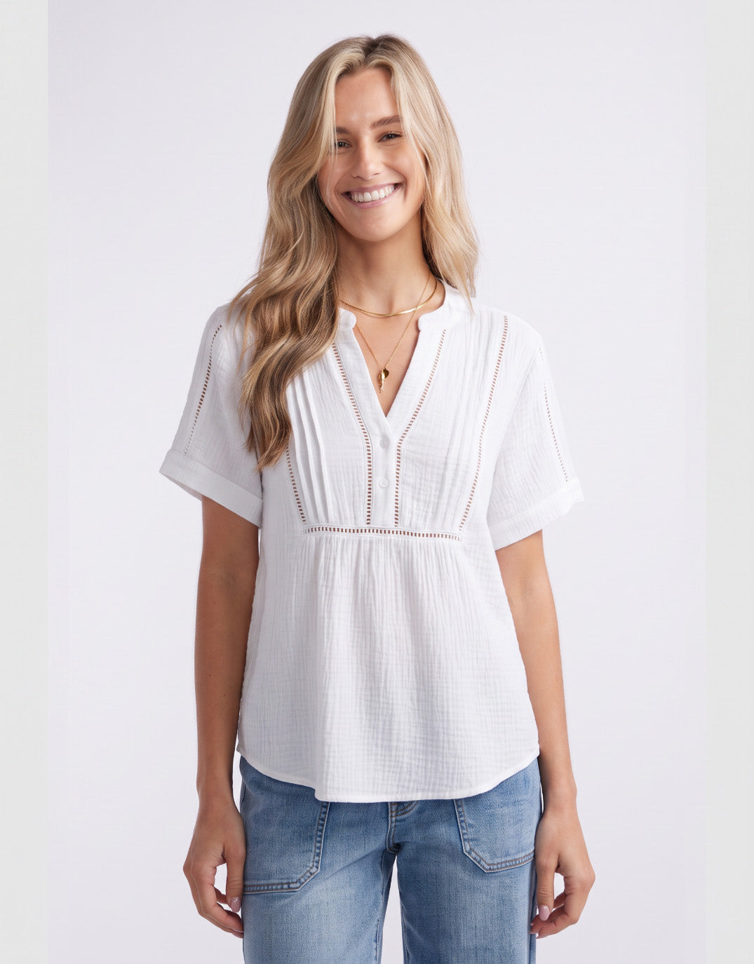 White & Co. Positano Top (White)