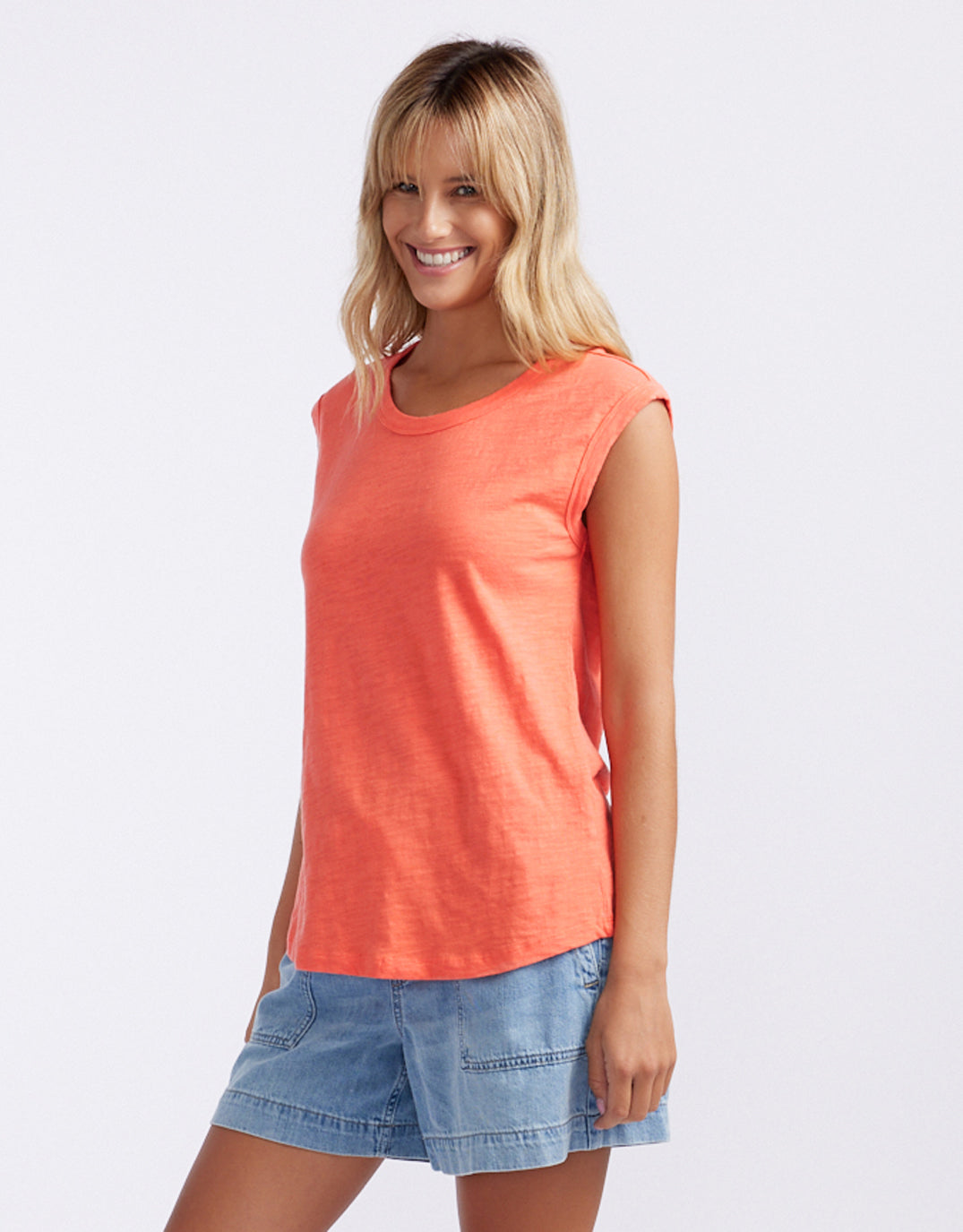 White & Co. Cali Tank Top (Melon)