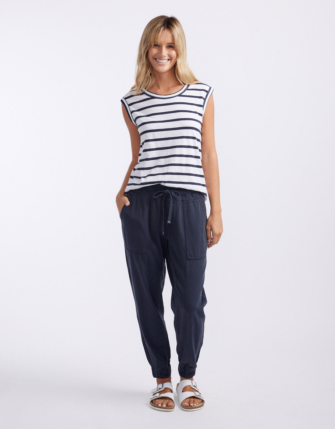 White & Co. Weekend Utility Pants (Navy)