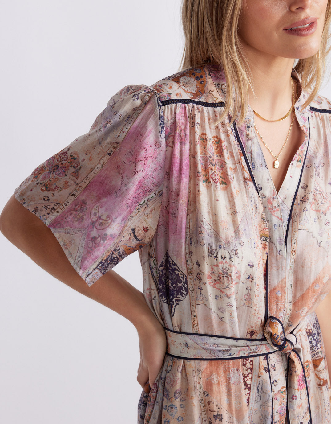 White & Co. The Marrakesh Midi Dress (Mosaic)