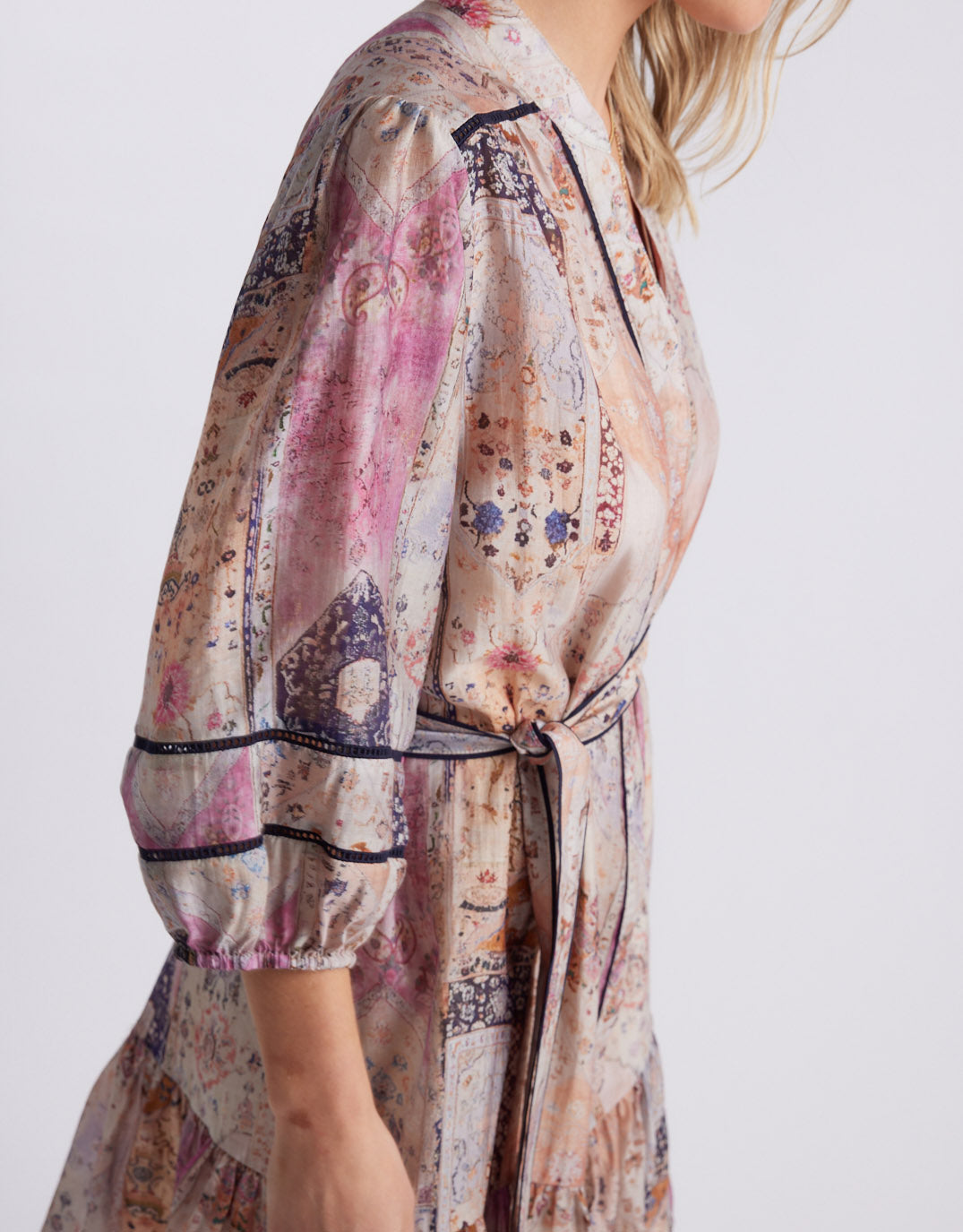 White & Co. The Marrakesh 3/4 Sleeve Dress (Mosaic)