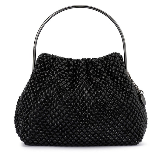 Olga Berg WHITNEY Crystal Top Handle (Black)