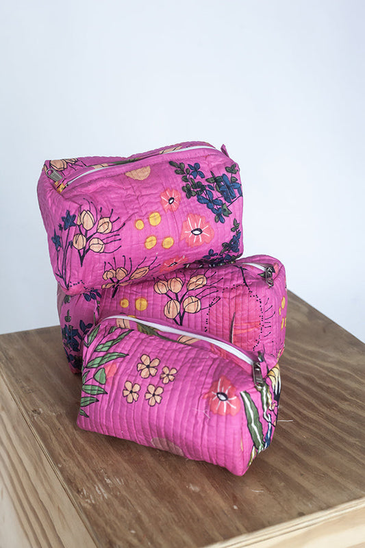 Image of Bags. Productname: Wild Bloom Toiletry Bag Set in Set colour by brand - Kabana