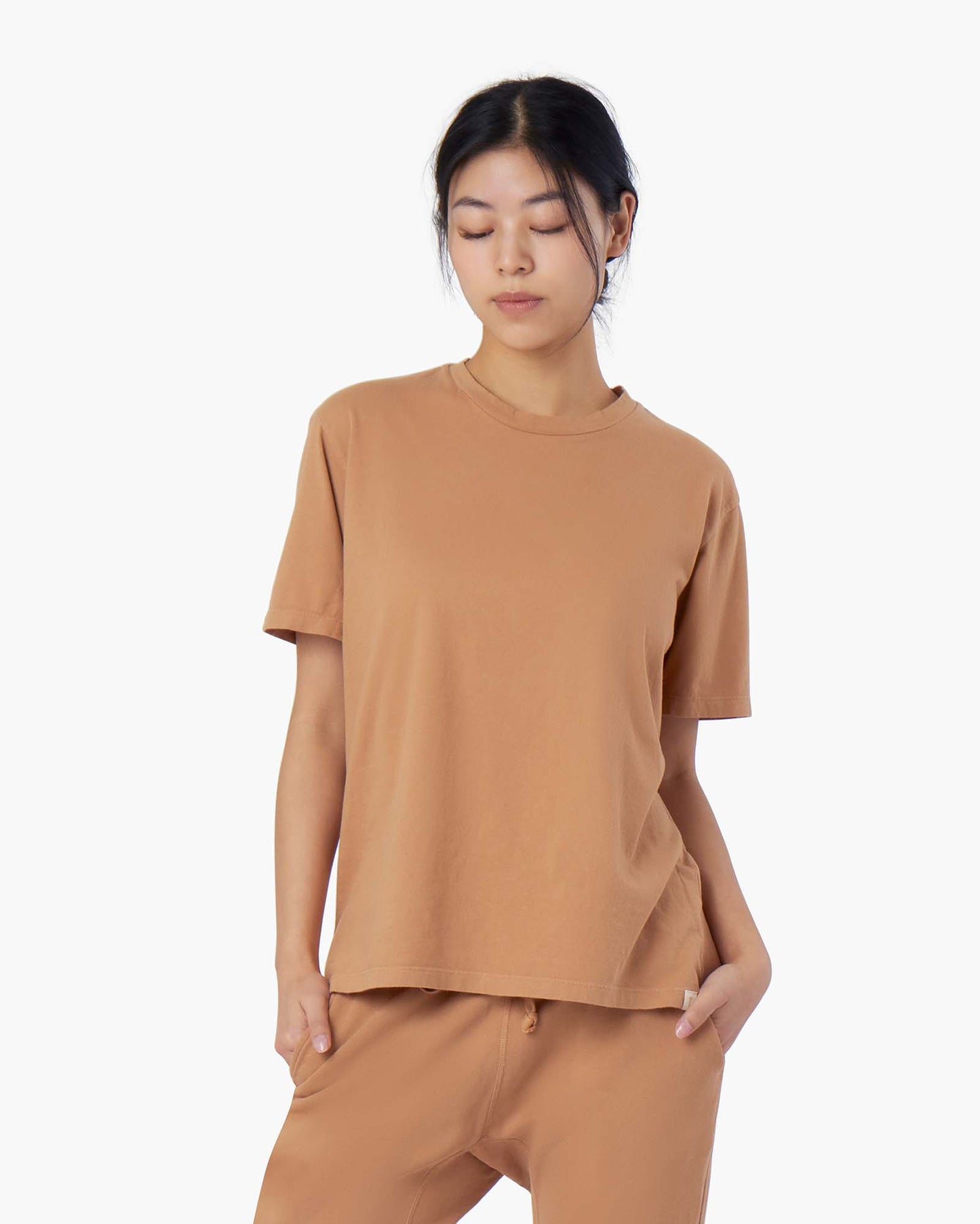 Image of T-Shirts. Productname: Core Classic Tee Toast in Toast colour by brand - TKEES