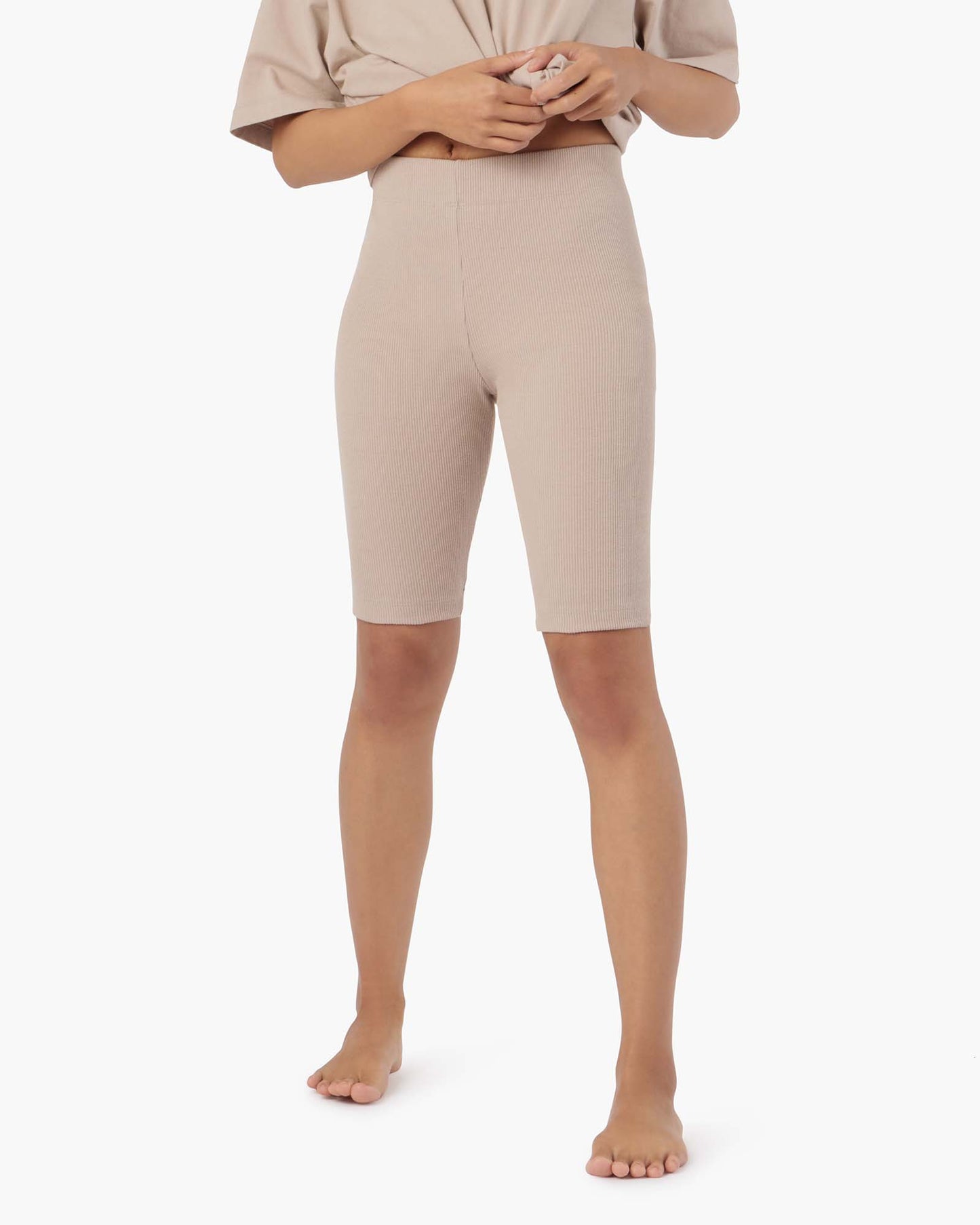 Biker Short (Sandy Taupe)