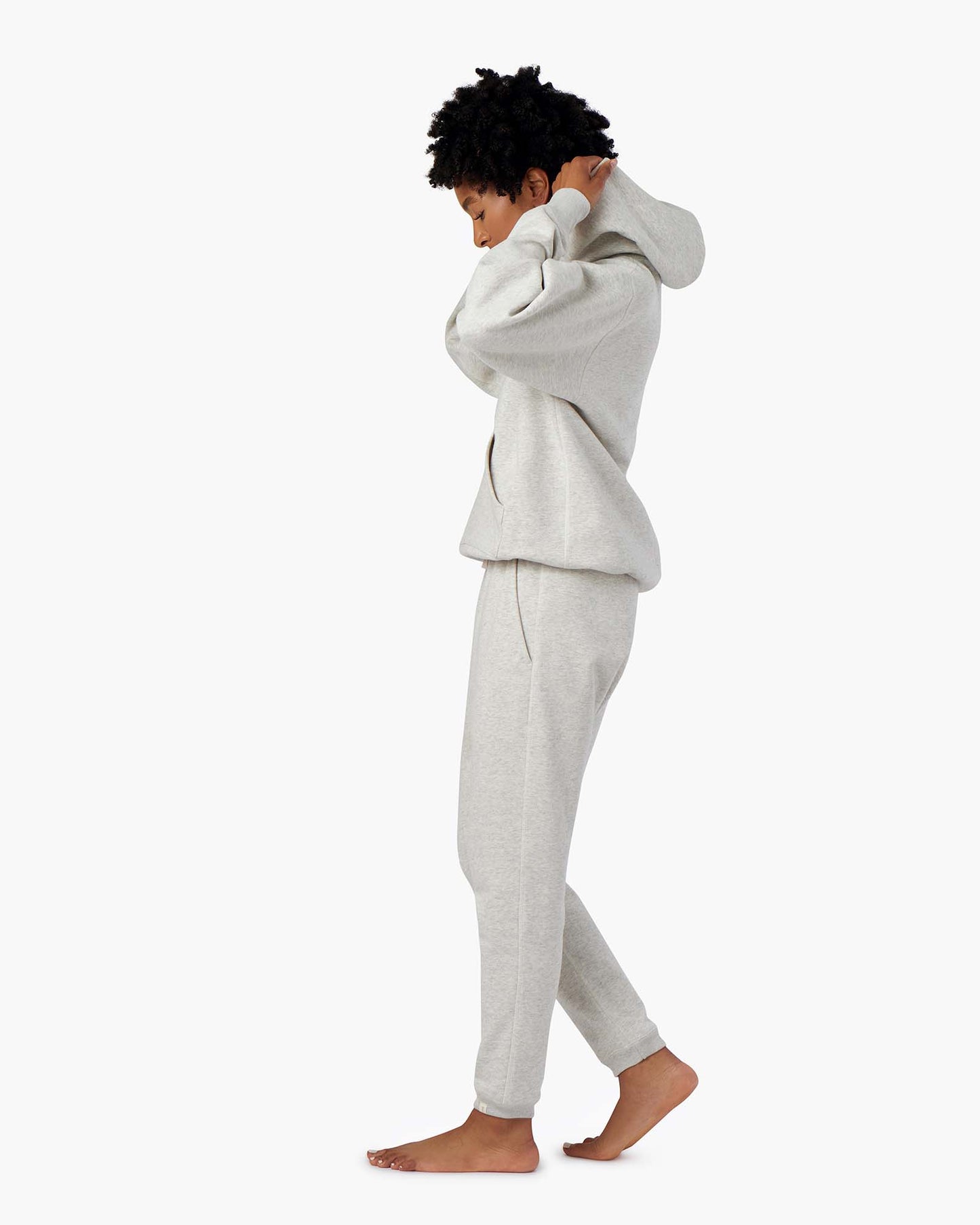 Core Fleece Hoodie (Eggshell Mix)