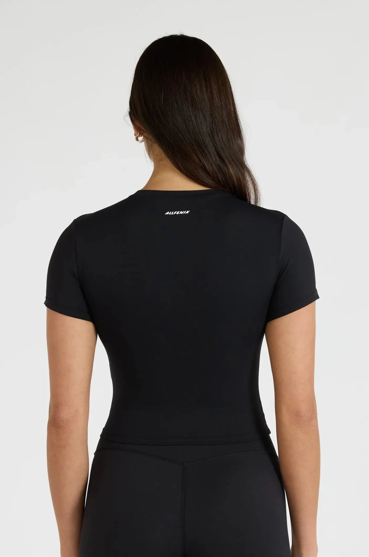ALLFENIX CloudCore Lite Crop Tee (Black)