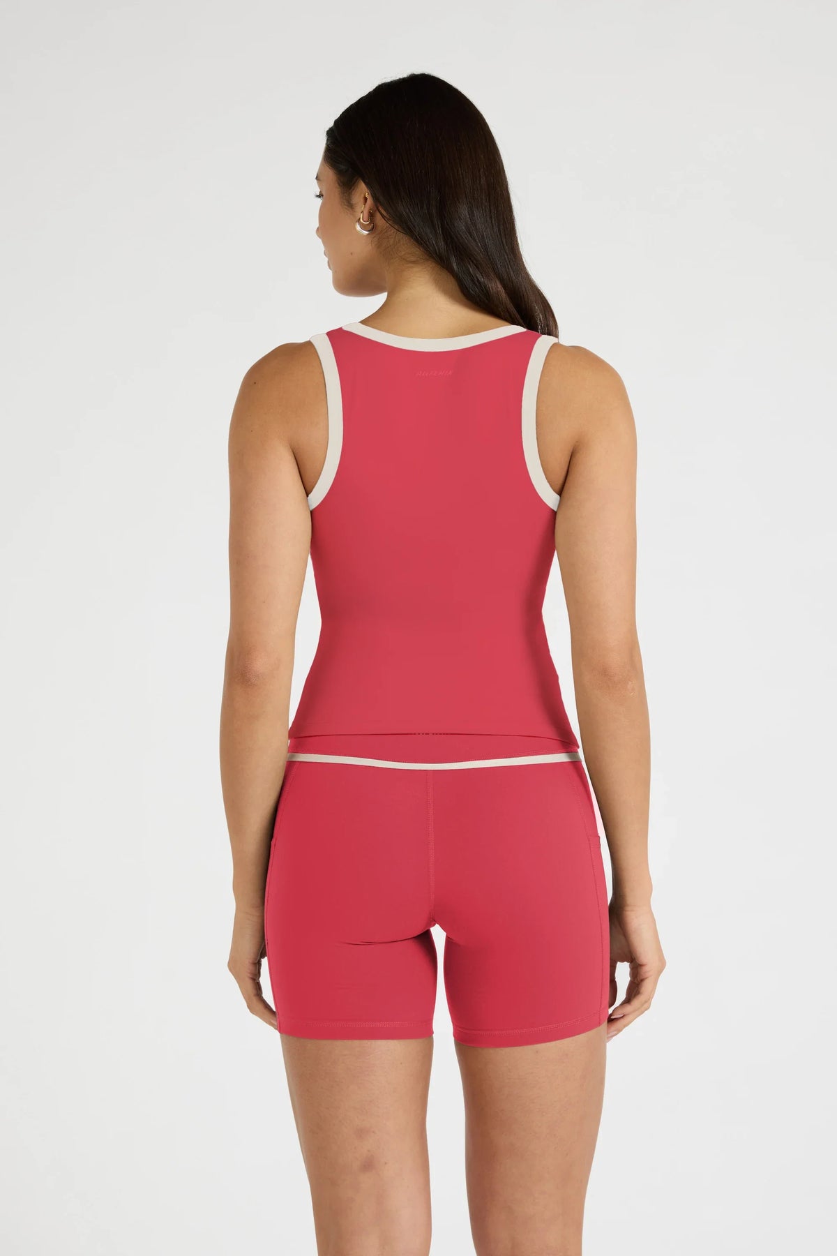 ALLFENIX CloudCore Contrast Bind Racer Tank (Tan)