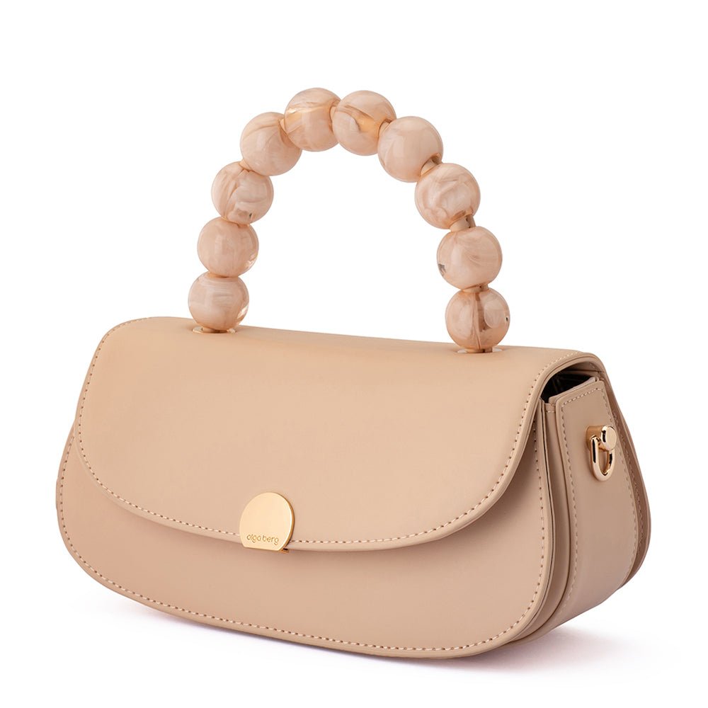 Olga Berg YASMIN Top Handle (Natural)