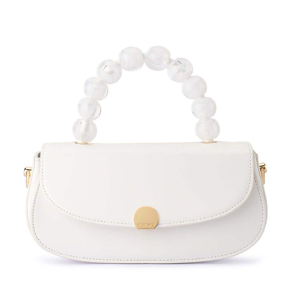 Olga Berg YASMIN Top Handle (White)