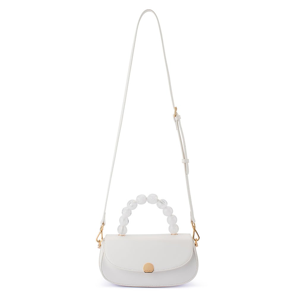 Olga Berg YASMIN Top Handle (White)