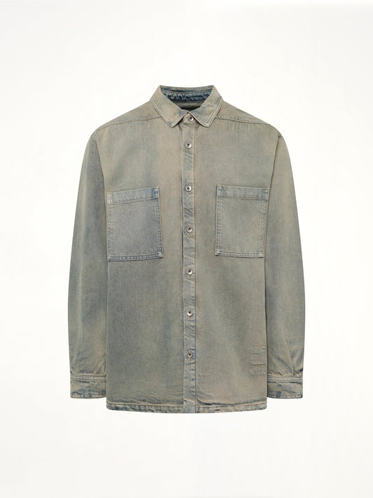 RICK OWENS DRKSHDW Jumbo Outershirt (Blue)