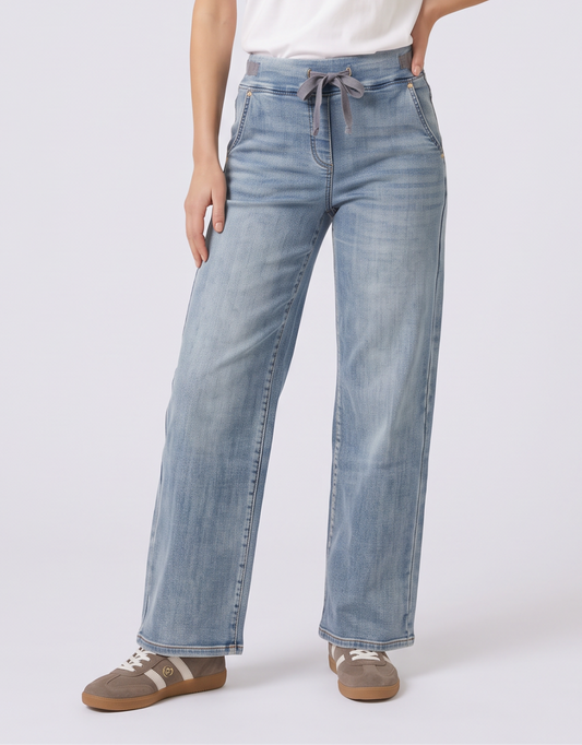 Image of Jeans. Product name - Ziggy Jean Denim in Denim colour by brand - Italian Star