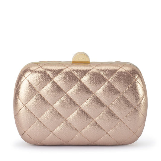 Image of Bags. Productname: ZOEY Quilted Clutch in Blush colour by brand - Olga Berg