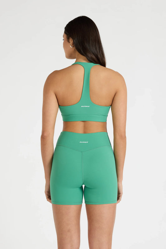 ALLFENIX CloudCore Deep V-Neck Sports Bra (Matcha)